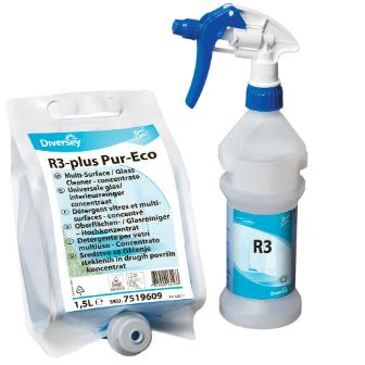 Preparaty myjące do powierzchni ponad podłogowych Diversey R3-plus Pur-Eco