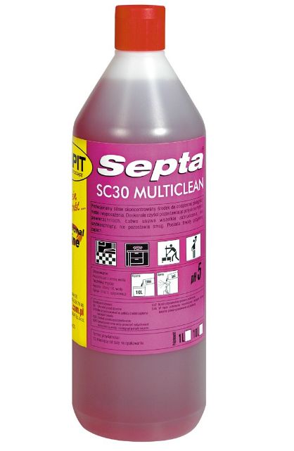 Preparaty myjące do powierzchni ponad podłogowych OMAR SC30 MULTICLEAN