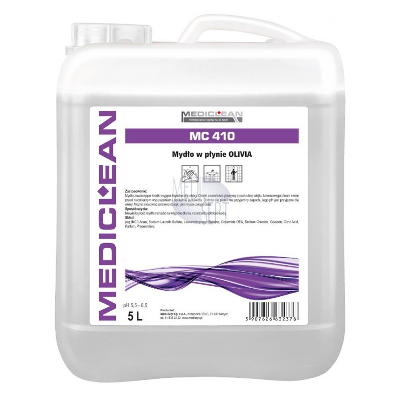 Preparaty myjące do rąk i skóry Mediclean MC 410 Olivia