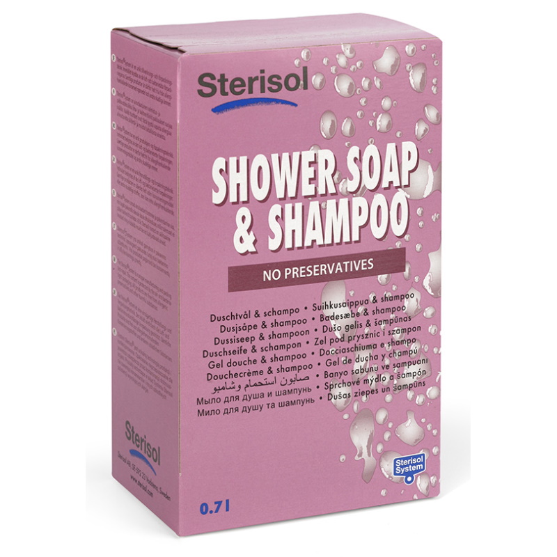 Preparaty myjące do rąk i skóry Sterisol Shower Soap & Shampoo