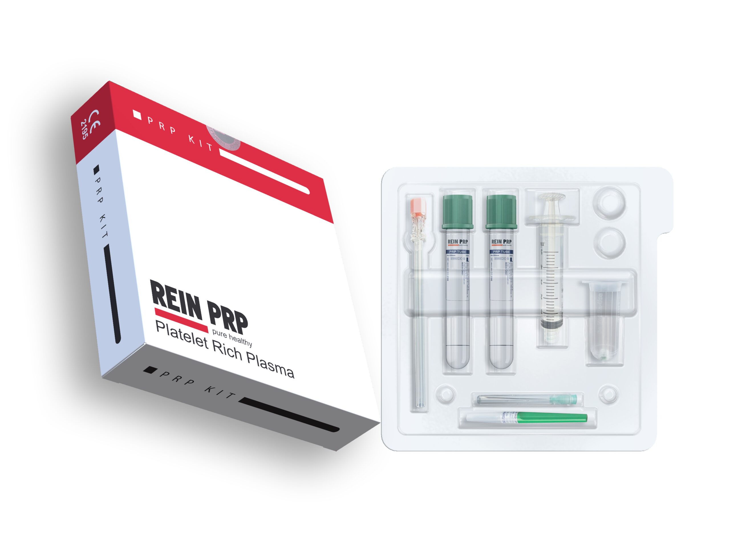 Probówki do zamkniętych systemów pobierania krwi Kaizen Endustri REIN zestaw PRP KIT