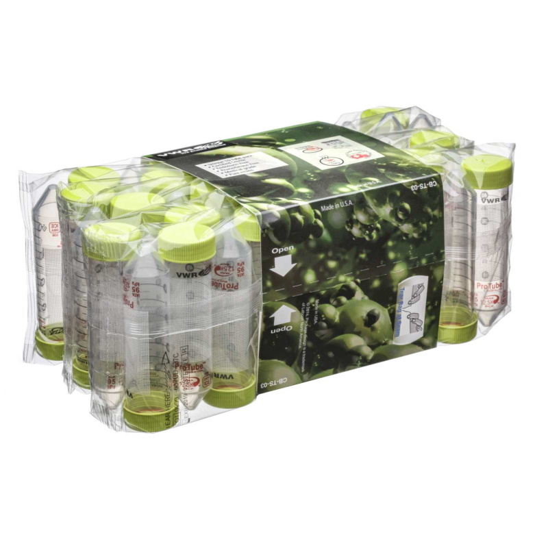 Probówki z tworzyw sztucznych VWR transportowe odporne na CO2