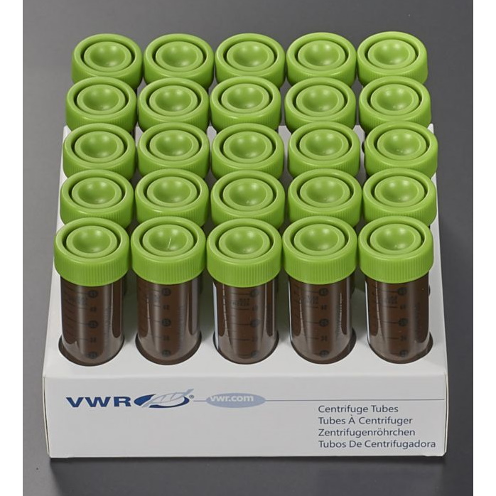 Probówki z tworzyw sztucznych VWR wirówkowe PP Ultra-High Performance