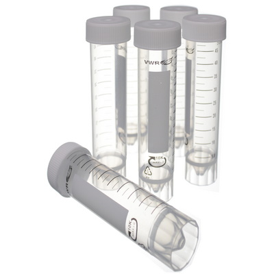Probówki z tworzyw sztucznych VWR wirówkowe PP wolnostojące