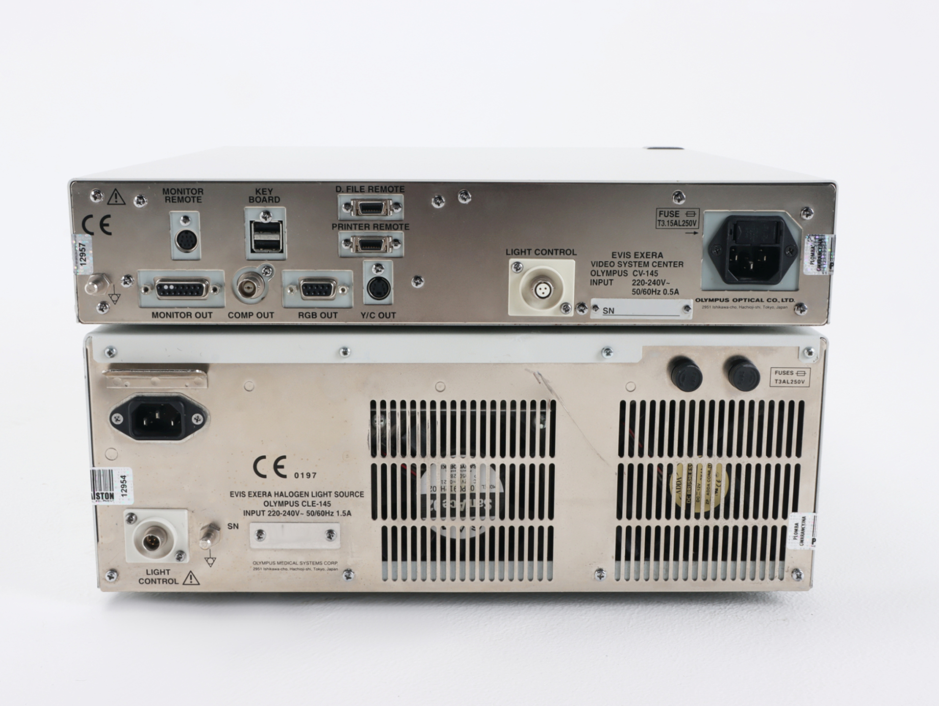 Procesory i źródła światła używane B/D Olympus CV-145 / CLE-145 - Praiston rekondycjonowany