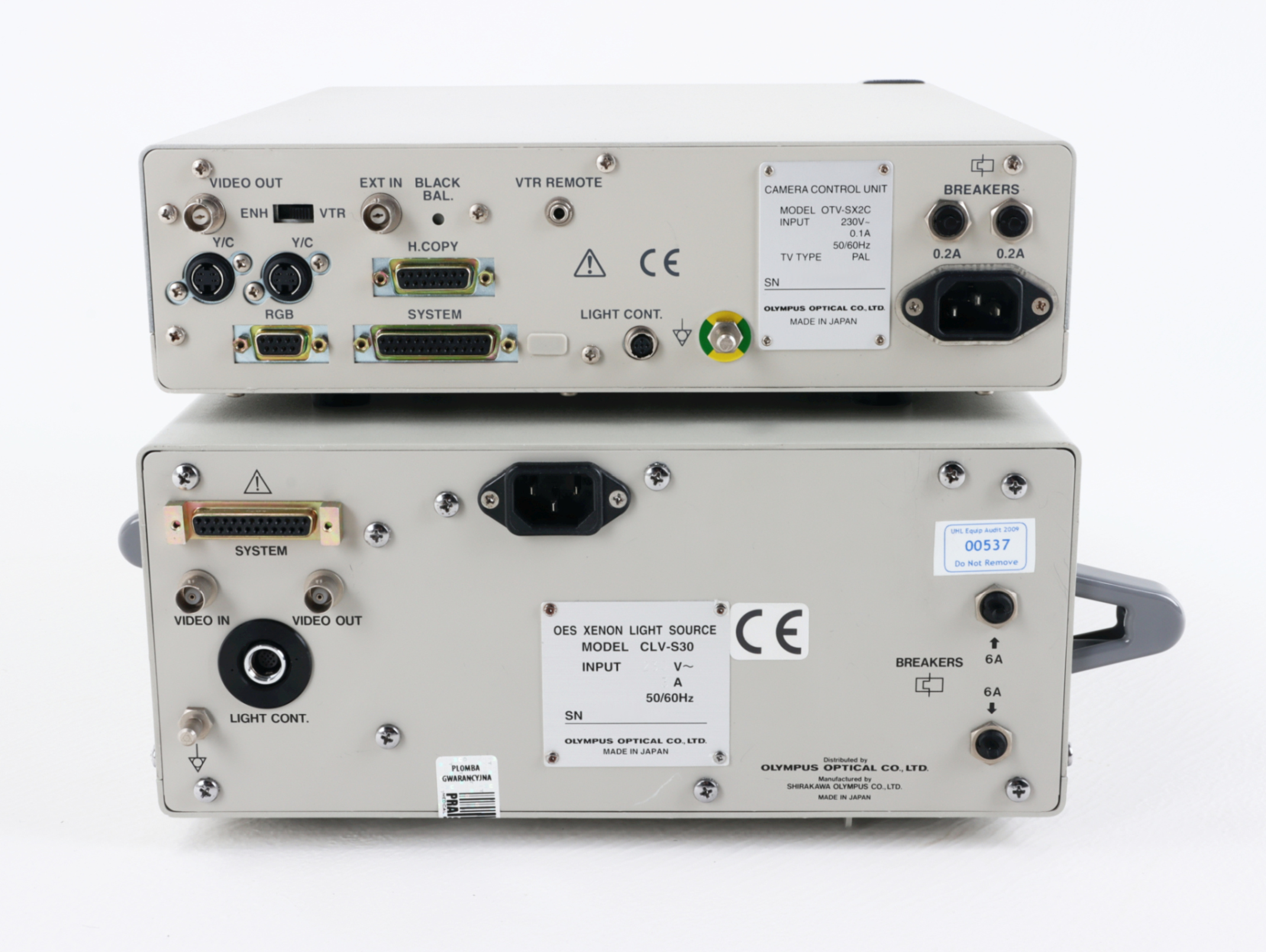 Procesory i źródła światła używane B/D Olympus OTV-SX2 / CLV-S30 - Praiston rekondycjonowany