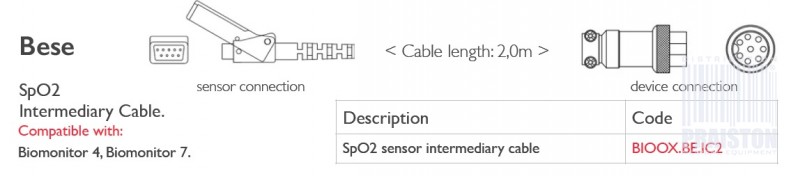Przedłużacze do czujników SpO2 do kardiomonitorów Biogenesis Do Bese