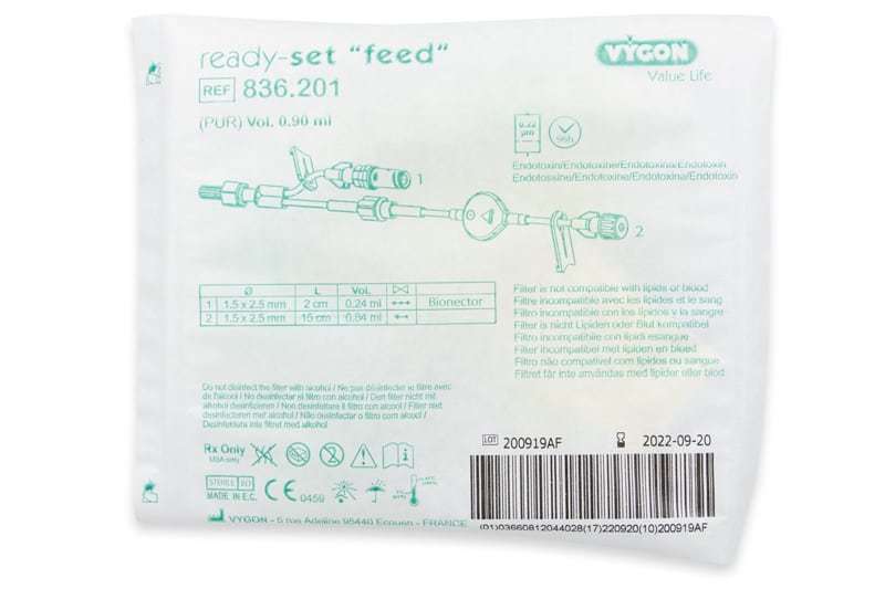 Przedłużacze iniekcyjne bezigłowe VYGON Ready Set Feed
