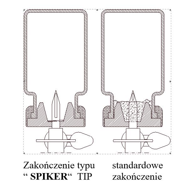 Przyrządy do pobierania i aspiracji roztworów i leków Aries Srl ArieSpike