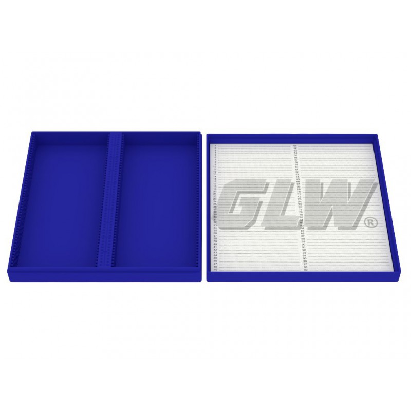 Pudełka na szkiełka mikroskopowe GLW K99