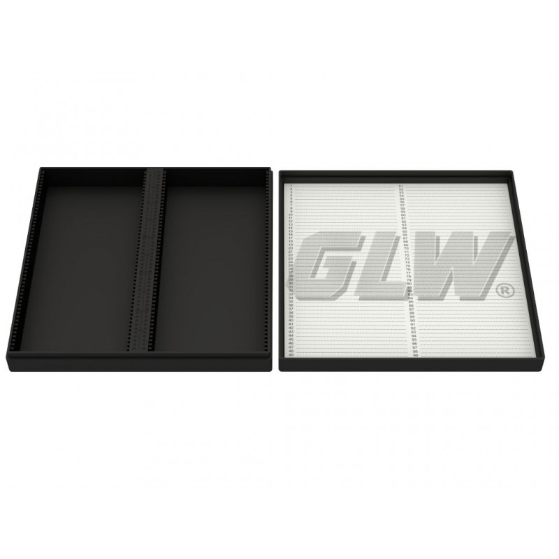 Pudełka na szkiełka mikroskopowe GLW K99