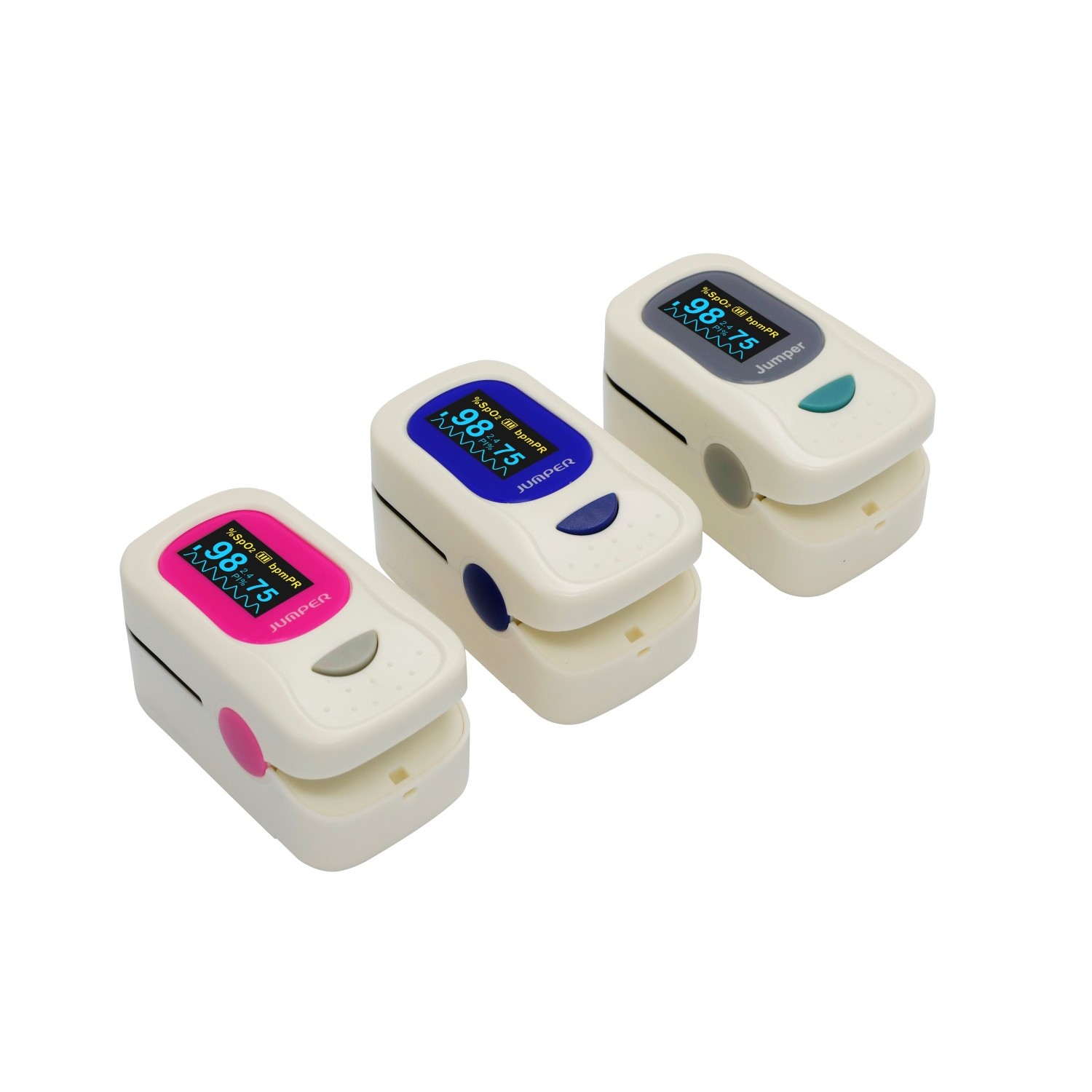 Pulsoksymetry napalcowe Jumper JPD-500A