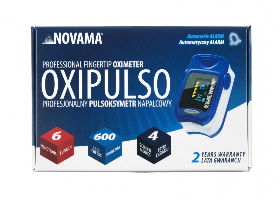 Pulsoksymetry napalcowe NOVAMA OXIPULSO