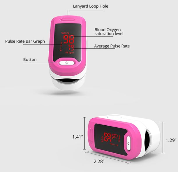 Pulsoksymetry napalcowe Yonker YK88