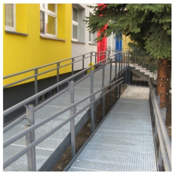 Rampy (podjazdy) do wózków inwalidzkich Orfemet Rampy podjazdy do wózków inwalidzkich