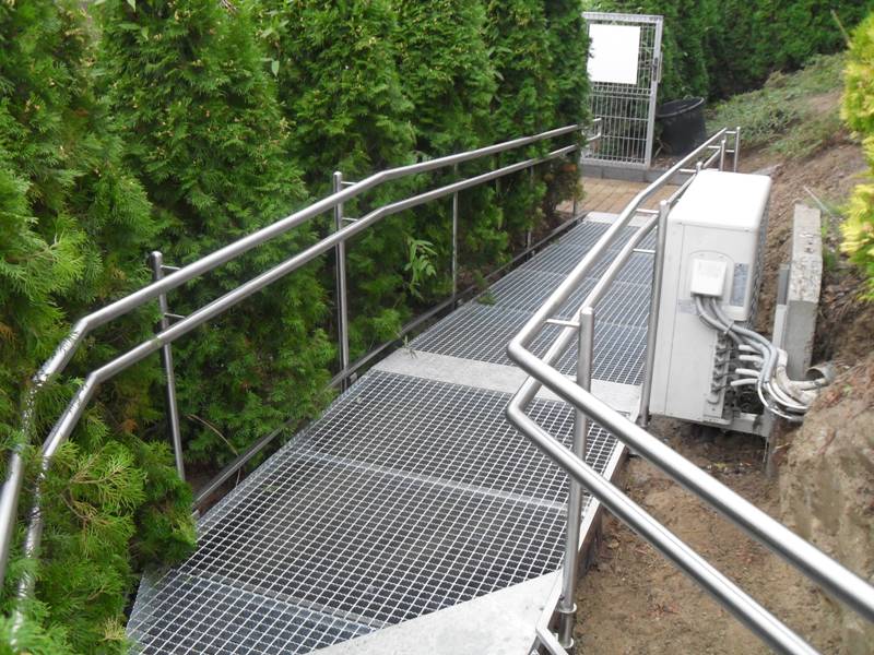 Rampy (podjazdy) do wózków inwalidzkich WIBO-BT Podjazdy dla niepełnosprawnych WIBO-BT