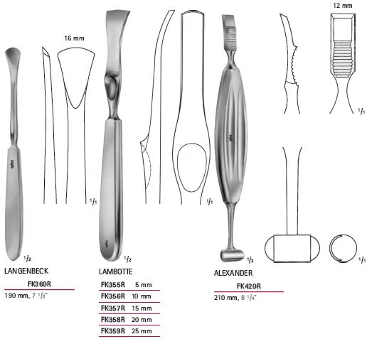 Raspatory chirurgiczne B.Braun Raspatory