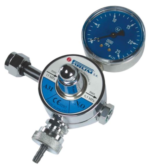 Reduktory tlenu, powietrza i innych gazów medycznych Farum A31