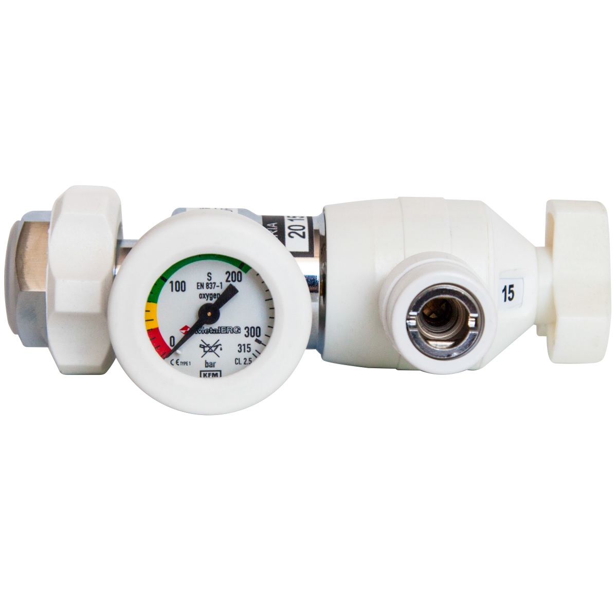 Reduktory tlenu, powietrza i innych gazów medycznych METALERG Z-100.2.1.PN-T