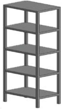 Regały medyczne ALVO Medical ALVO 2-1223-3