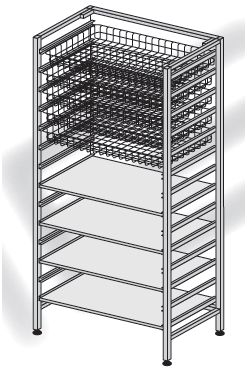 Regały medyczne TRIBO SK R 904