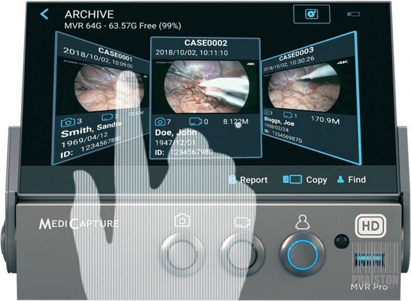 Rejestratory medyczne (badań medycznych) MEDI CAPTURE MVR Pro