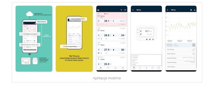 Rejestratory temperatury i wilgotności Achem Rejestrator temperatury i wilgotności TR-72nw-S z PoE i LAN 