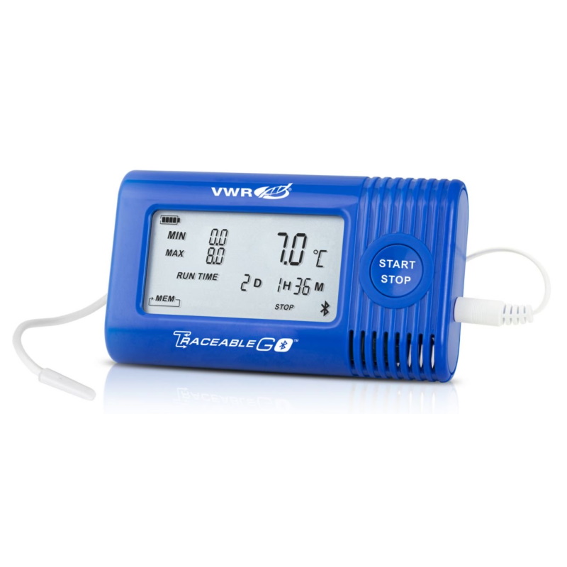 Rejestratory temperatury i wilgotności VWR TraceableGO temperatura