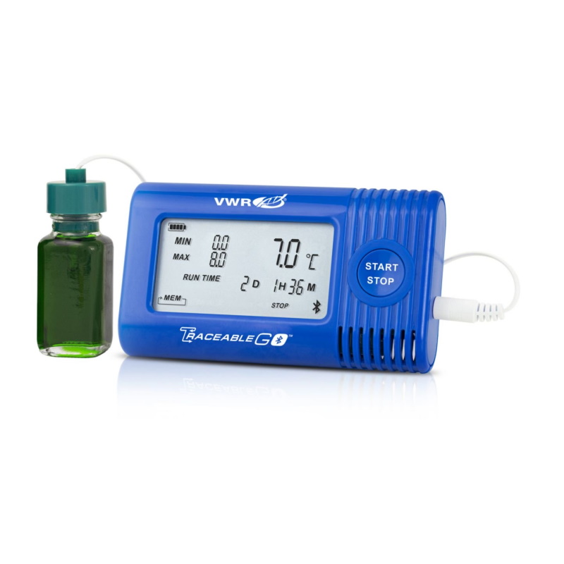 Rejestratory temperatury i wilgotności VWR TraceableGO temperatura