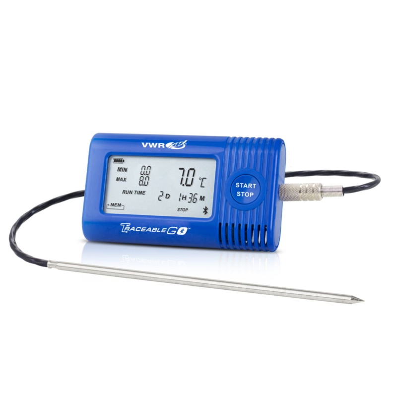 Rejestratory temperatury i wilgotności VWR TraceableGO temperatura
