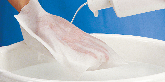Rękawice i myjki do mycia ciała pacjenta HARTMANN Vala Clean