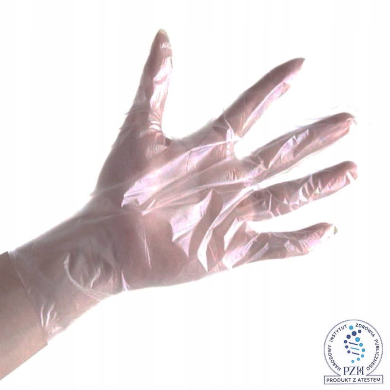 Rękawice medyczne B/D ZRYWKA HDPE
