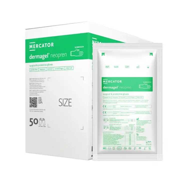 Rękawice medyczne Mercator Medical dermagel neopren