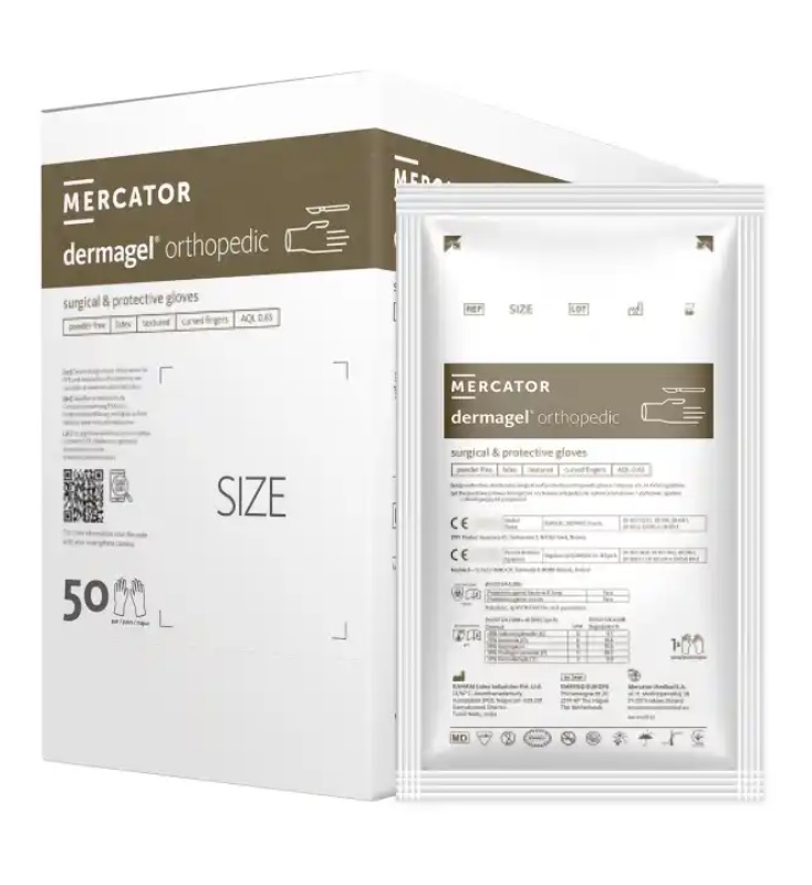 Rękawice medyczne Mercator Medical dermagel orthopedic