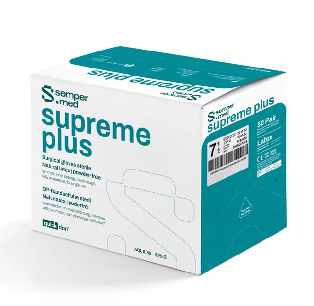 Rękawice medyczne Semperit / Sempermed Sempermed Supreme Plus