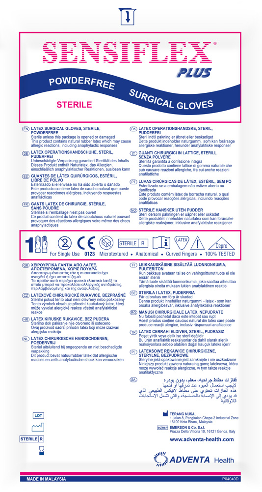 Rękawice medyczne Terang Nusa Sensiflex Plus