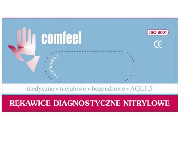 Rękawice medyczne TG Medical COMFEEL nitrylowe miękkie