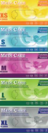 Rękawice medyczne TOP GLOVE Sdn Bhd MEDICARE pudrowane
