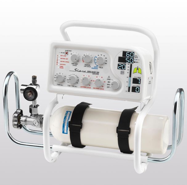Respiratory do stosowania w środowisku MRI Siare Sirio Baby 200 MRI