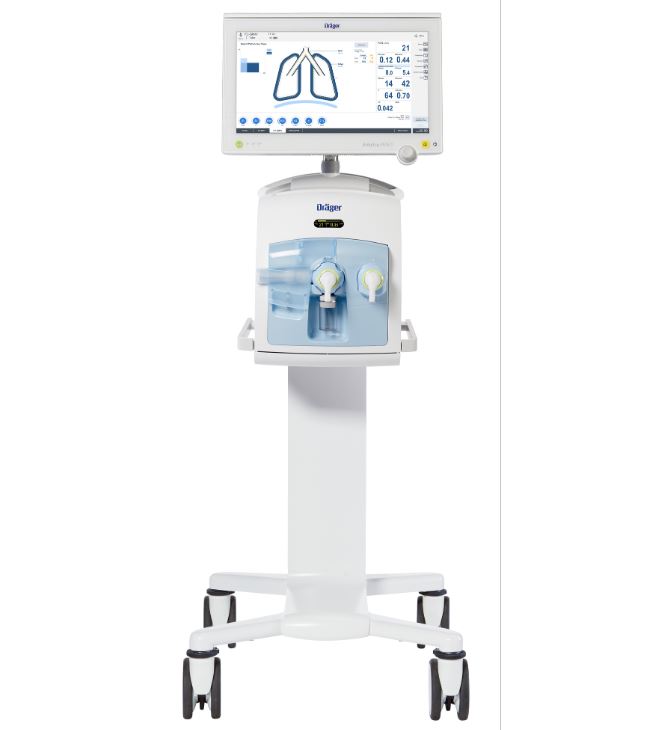 Respiratory stacjonarne dla dorosłych i dzieci Dräger Babylog VN800