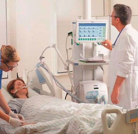 Respiratory stacjonarne dla dorosłych i dzieci Dräger Evita V300