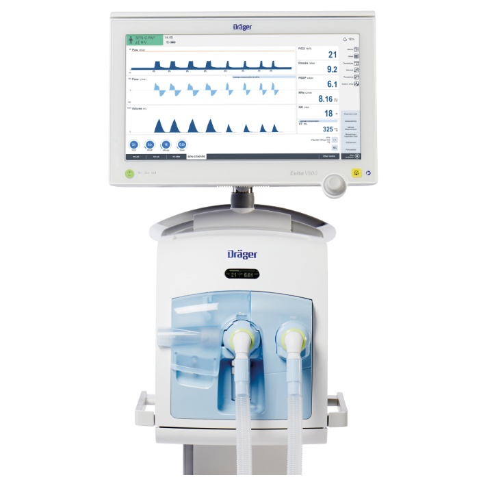 Respiratory stacjonarne dla dorosłych i dzieci Dräger Evita V800