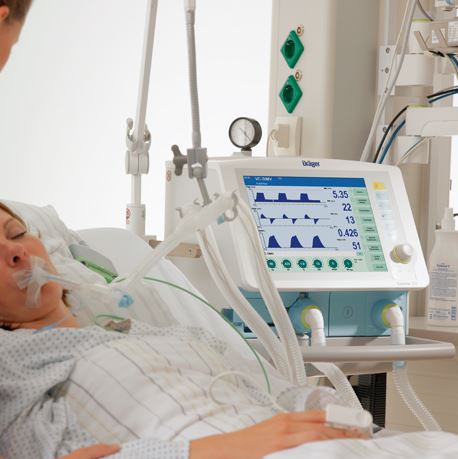 Respiratory stacjonarne dla dorosłych i dzieci Dräger Savina 300