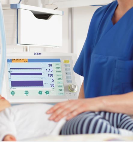 Respiratory stacjonarne dla dorosłych i dzieci Dräger Savina 300