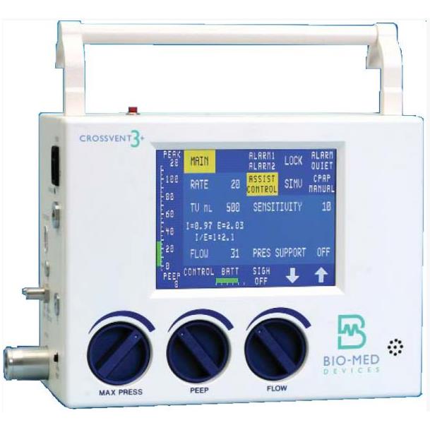 Respiratory transportowe BIO MED Crossvent 4+