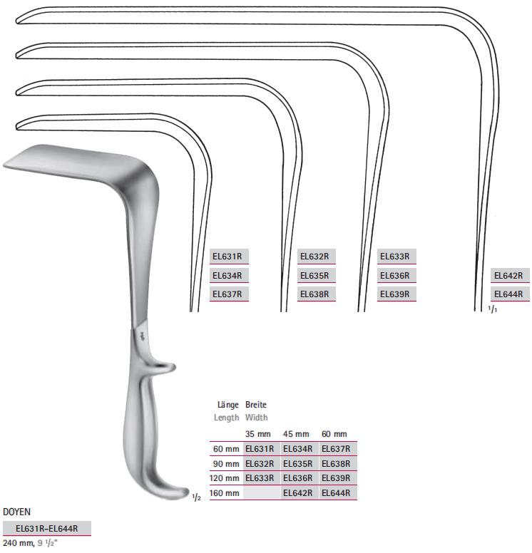 Rozwieracze / retraktory chirurgiczne B.Braun Rozwieracze brzuszne