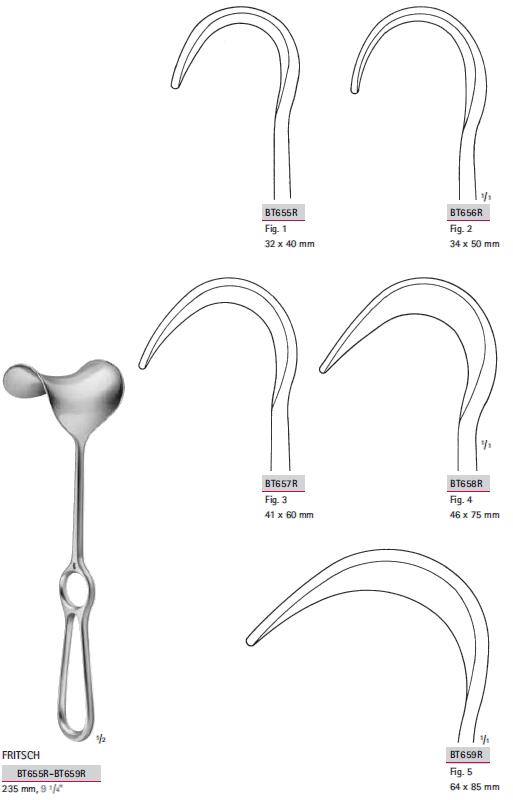Rozwieracze / retraktory chirurgiczne B.Braun Rozwieracze brzuszne