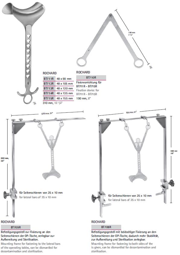 Rozwieracze / retraktory chirurgiczne B.Braun Rozwieracze brzuszne