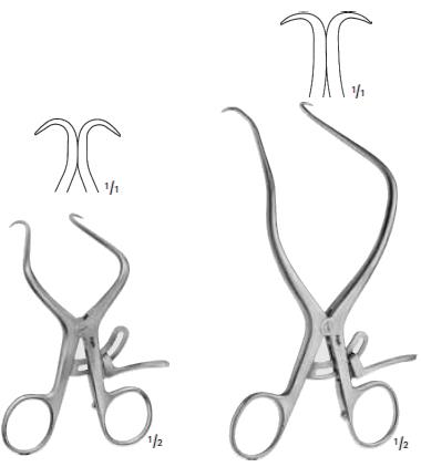 Rozwieracze / retraktory chirurgiczne B.Braun Rozwieracze do kości udowej