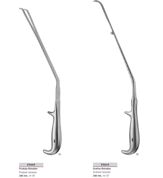 Rozwieracze / retraktory chirurgiczne B.Braun Rozwieracze do prostaty i cewki moczowej
